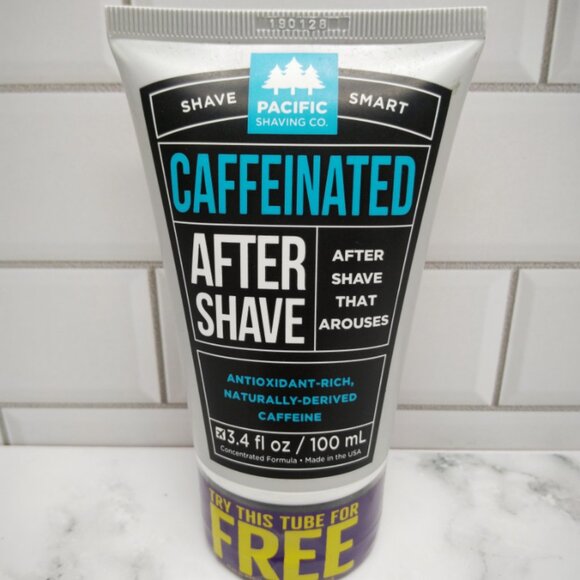 Pacific Shaving Co. Caffeinated After Shave 3.4oz Antioxidant Skincare - Picture 1 of 2